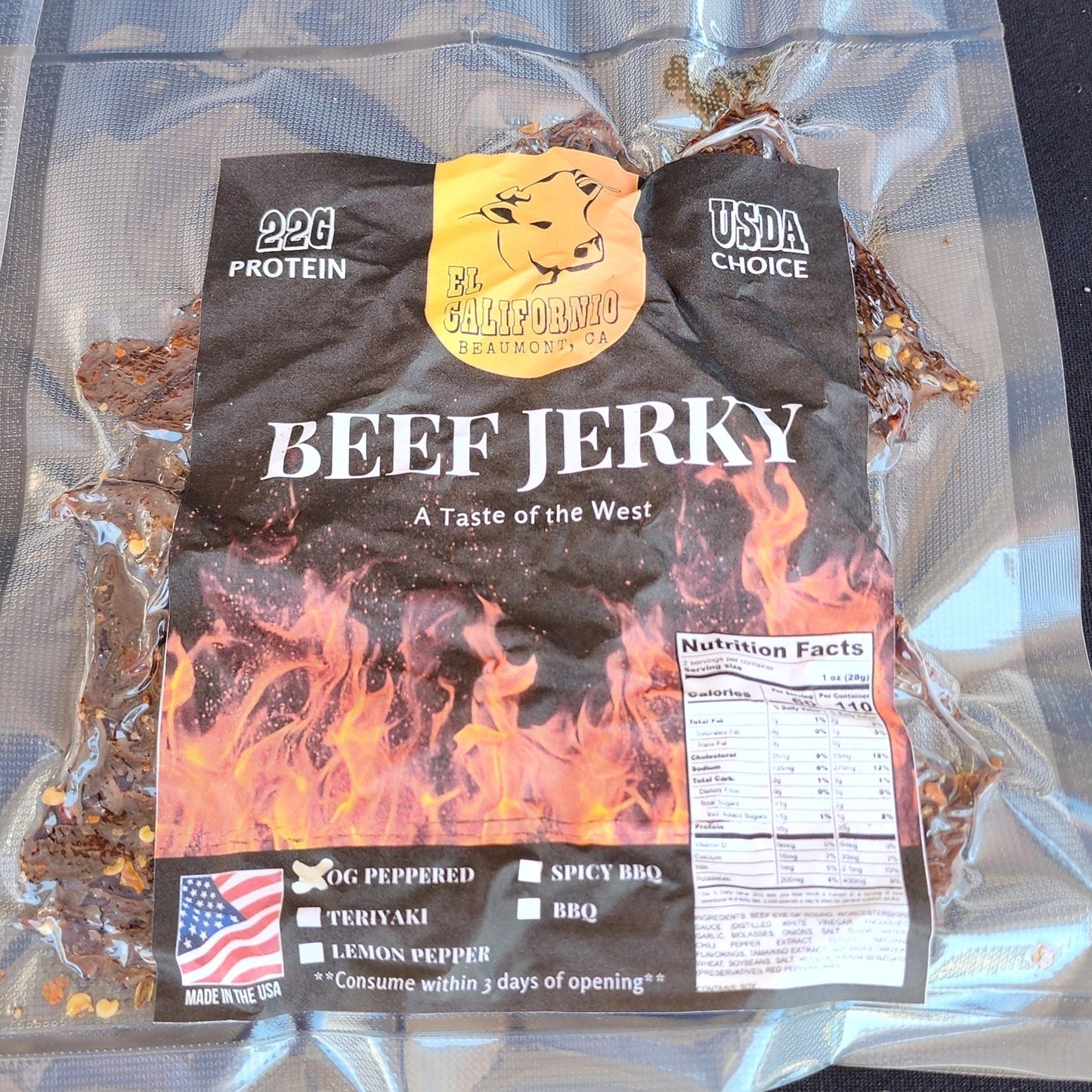 The OG Peppered Beef Jerky