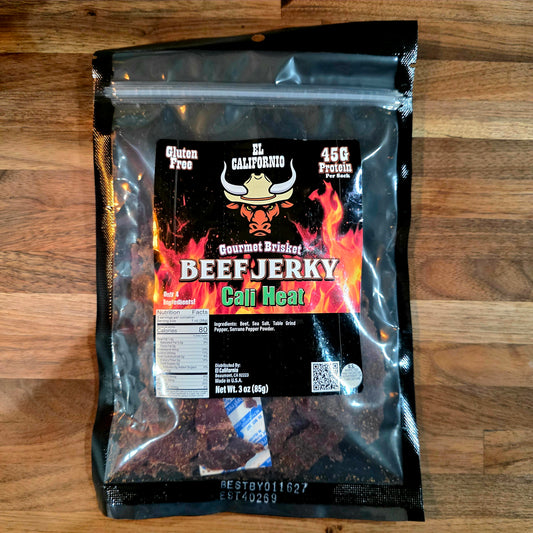 Cali Heat Powerhouse Jerky 3oz (ZERO SUGAR)