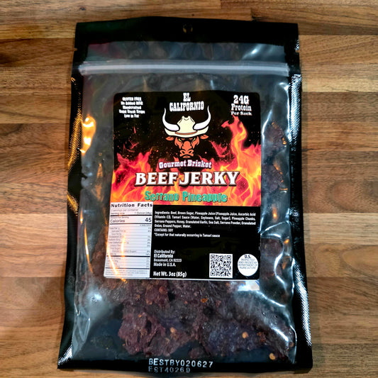 Sweet Heat Gourmet Brisket Jerky 3oz